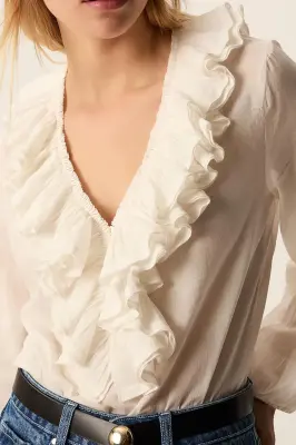 Blouse Sotinette Ecru — photo 2