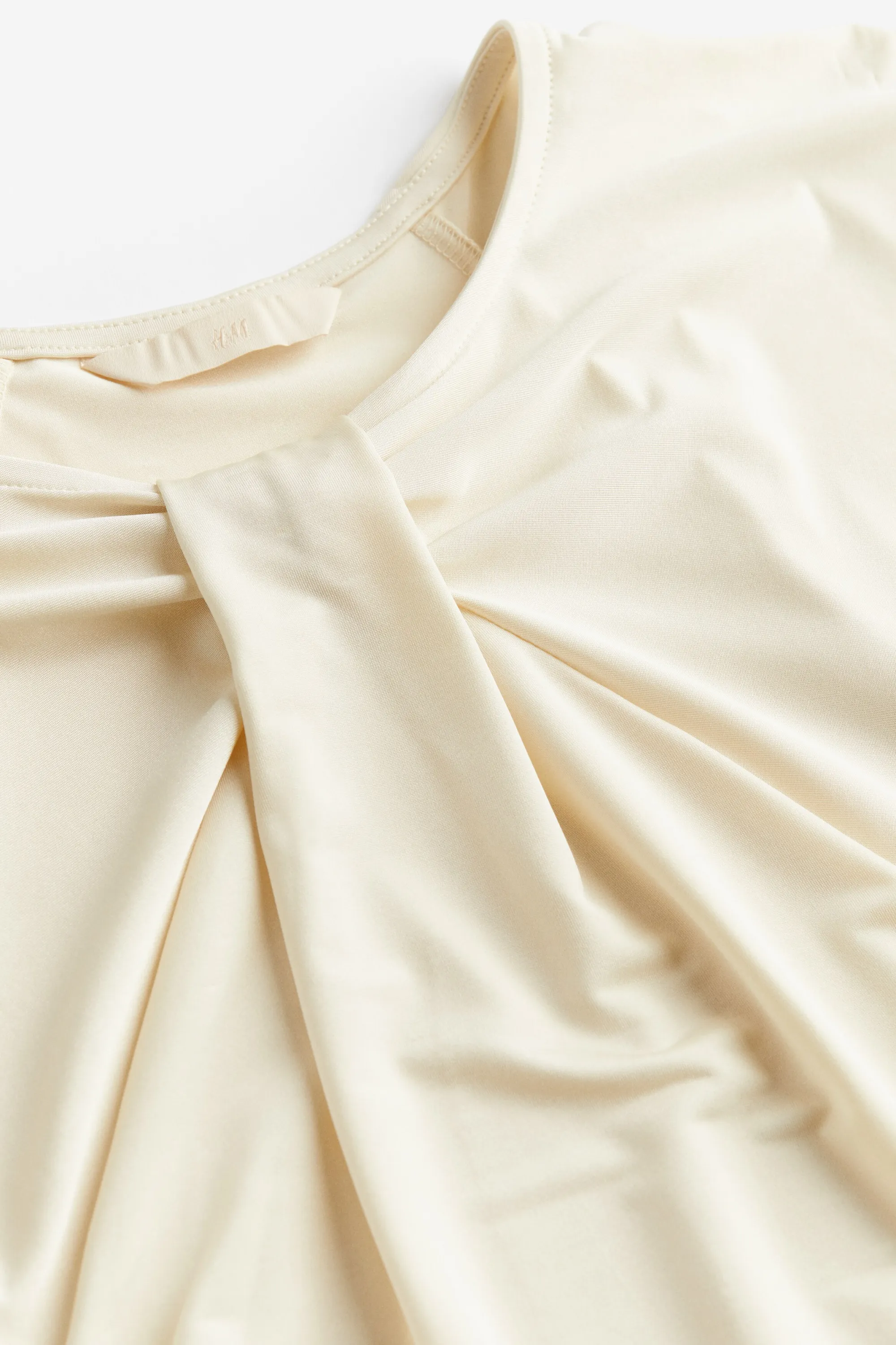 Top avec détail torsadé - Beige clair