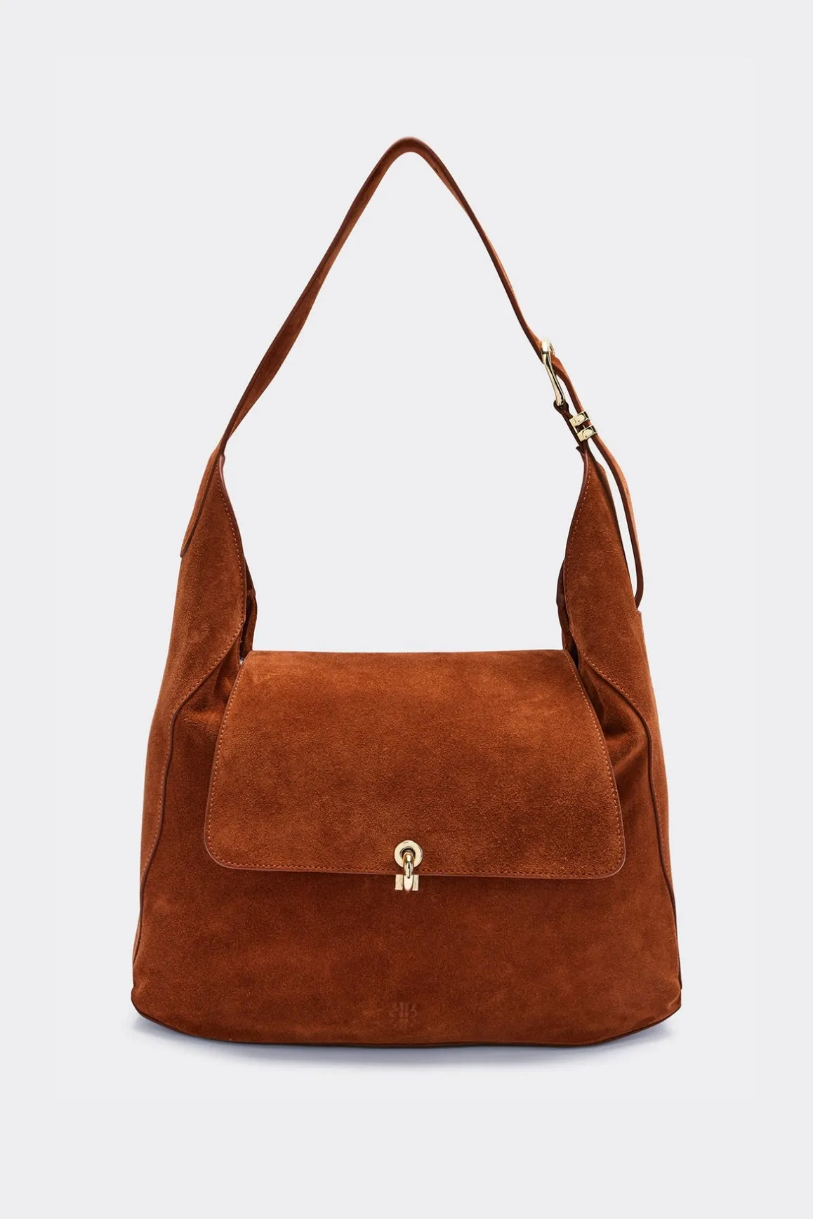 Sac Gala croûte de cuir brique