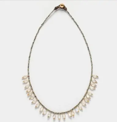 Nouveau ! BOHEMIAN RHAPSODIE PARIS Collier Rosalba Labradorite — photo 1