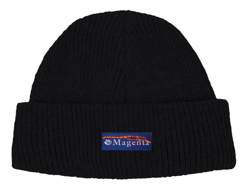 Bonnet Magenta city beanie – Black