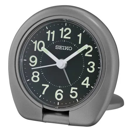 Réveil de voyage Seiko avec couvercle QHT018T