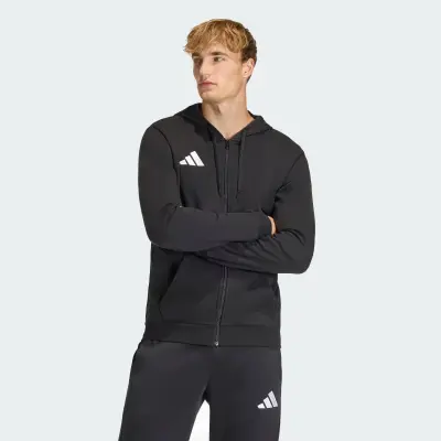 ADIDAS SWEAT ZIP GRANDE LONGUEUR Noir — photo 2