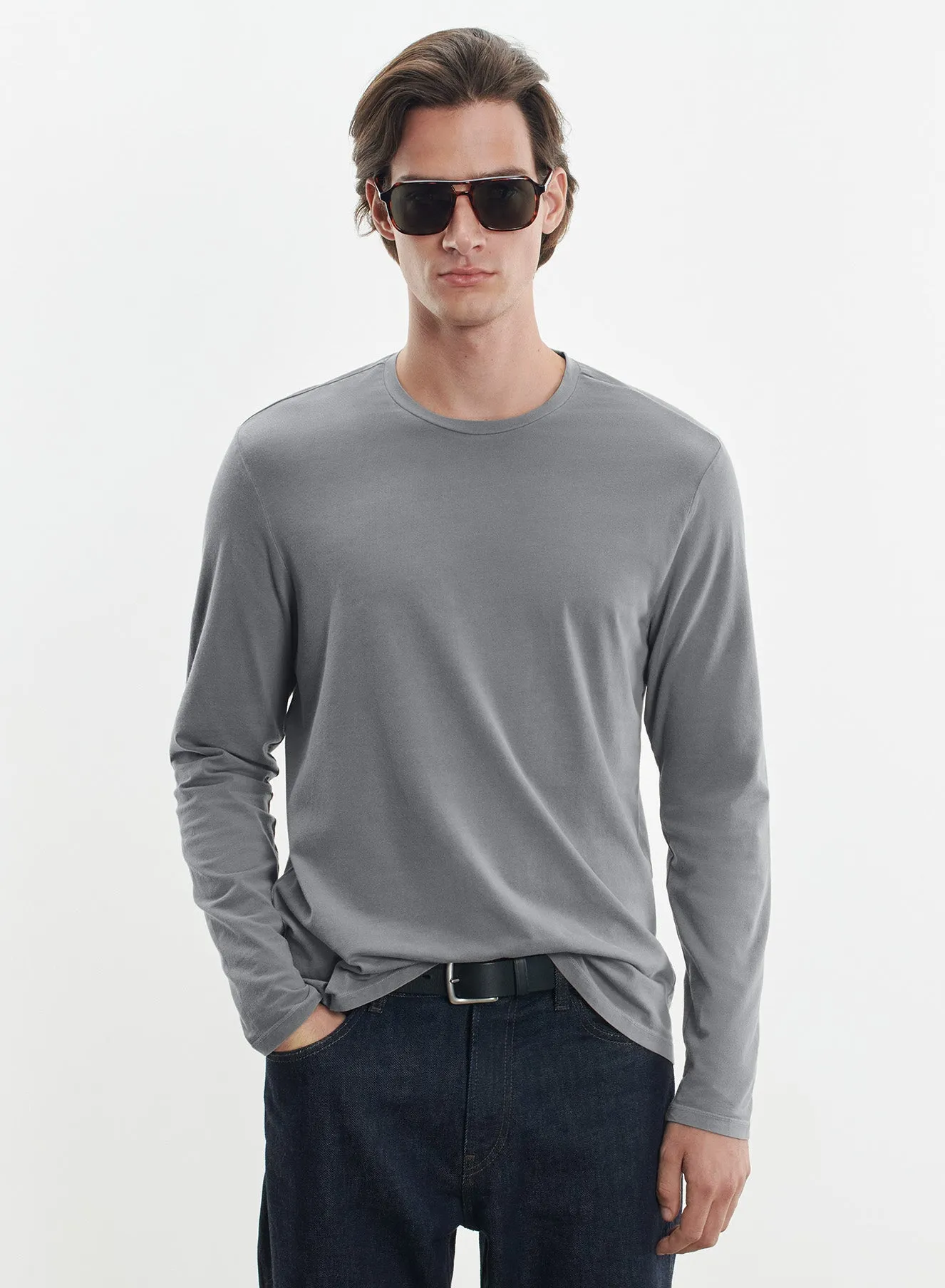 T-shirt en coton organique et élasthanne
