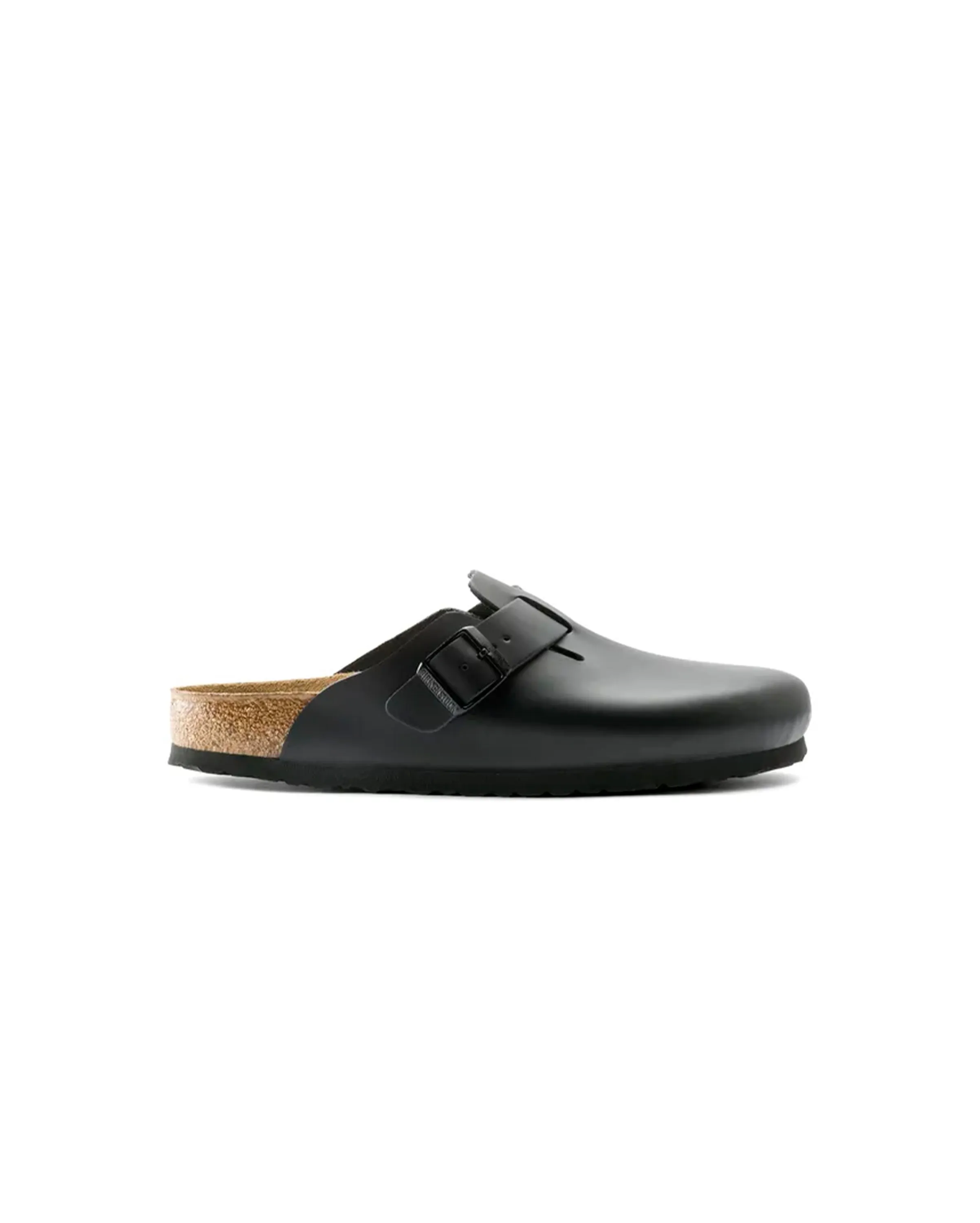 Boston Natural Leather Black Narrow