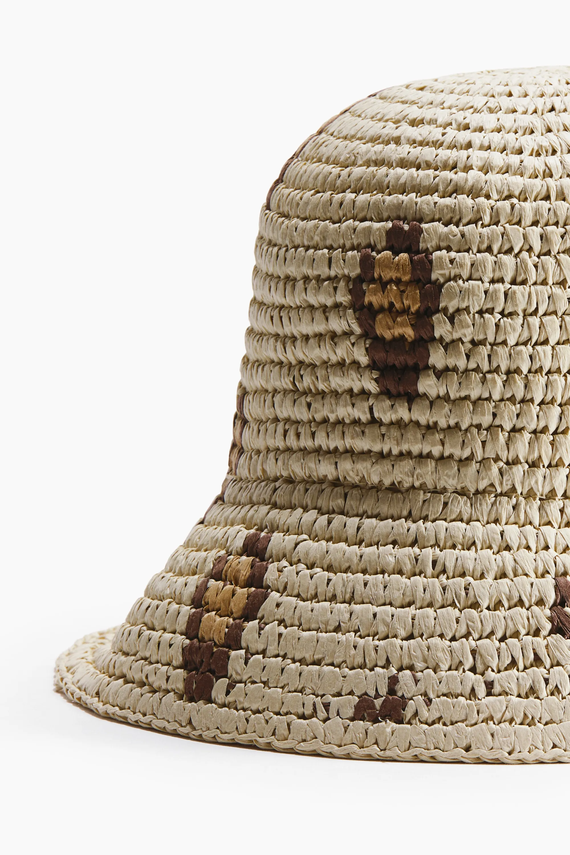Chapeau de paille - Beige/imprimé léopard