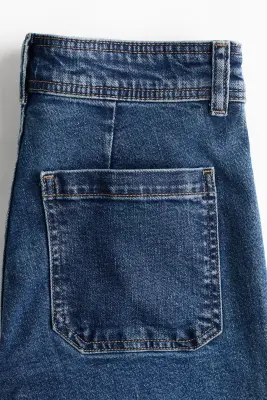 Flared High Jeans - Bleu denim foncé — photo 2