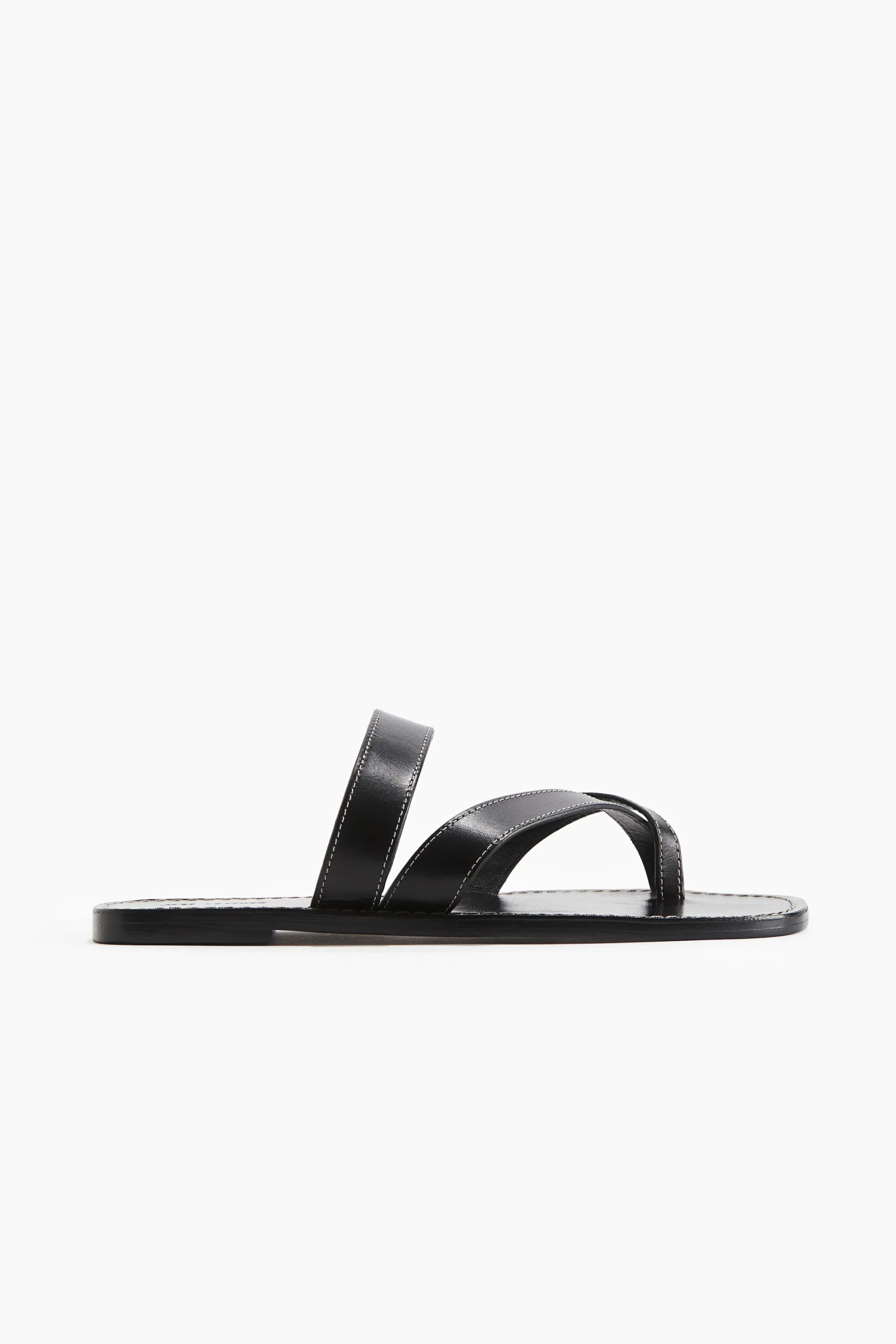 Sandales en cuir - Noir