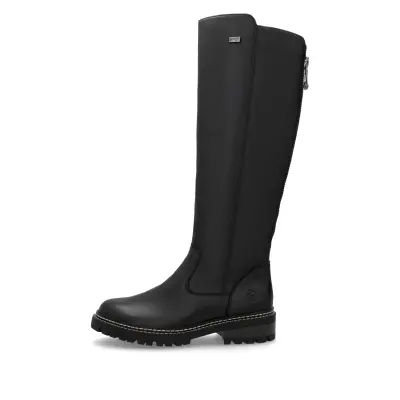 Bottines Remonte D0B72-01 Noires - Lacets Grande Pointure Femme — photo 2