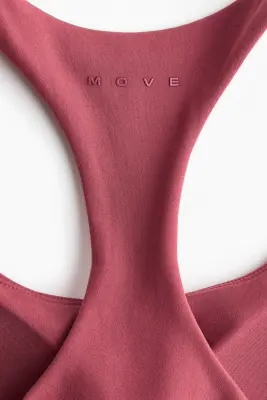 Top de sport avec soutien-gorge intégré SoftMove™ - Marron pourpre clair — photo 3