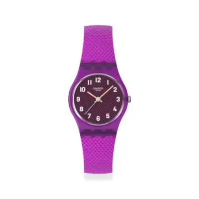 Montre Swatch lady LV122 - MAGENTA WEAVE — photo 1