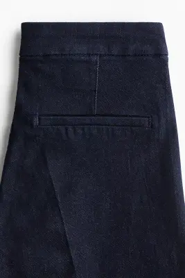 Flared High Jeans - Bleu denim foncé — photo 4