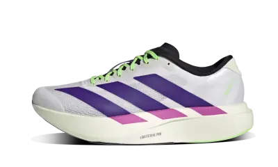 Adidas Adizero Evo SL White Purple Lime Burst — photo 1