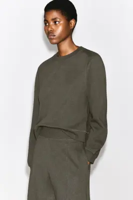 PANTALON DE JOGGING BARREL EN COTON - BRUN — photo 2