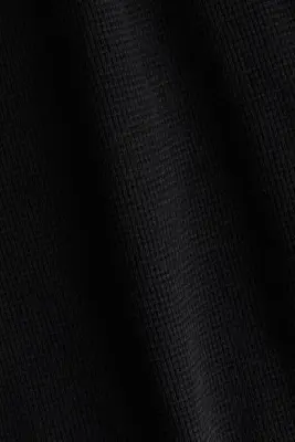 Short gaufré Relaxed Fit - Noir — photo 4
