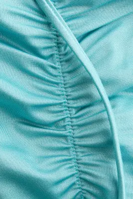 Bas de maillot Brazilian Tanga à nouer - Turquoise — photo 3