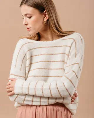 Cardigan Madisson ecru – Grace & Mila — photo 5