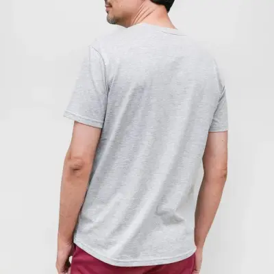 T-shirt Maurice gris chiné — photo 2