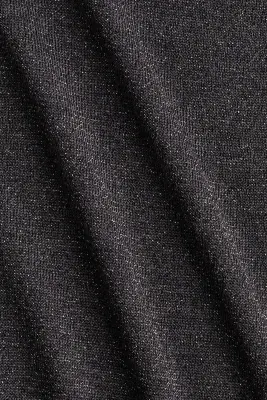 Top scintillant en maille fine - Gris foncé — photo 5