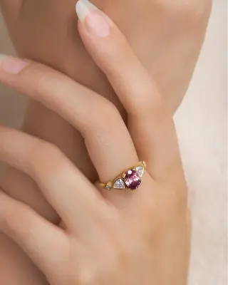 BAGUE HÉRA - Or blanc 18 carats — photo 2