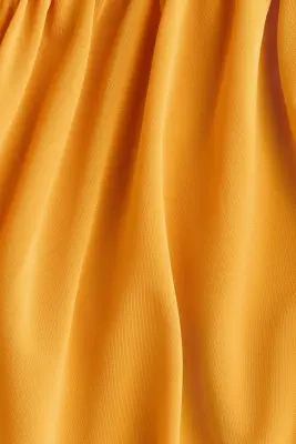 Robe asymétrique avec base à effet boule - Jaune foncé — photo 2