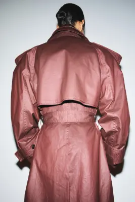Trench-coat KW - Marron foncé — photo 4