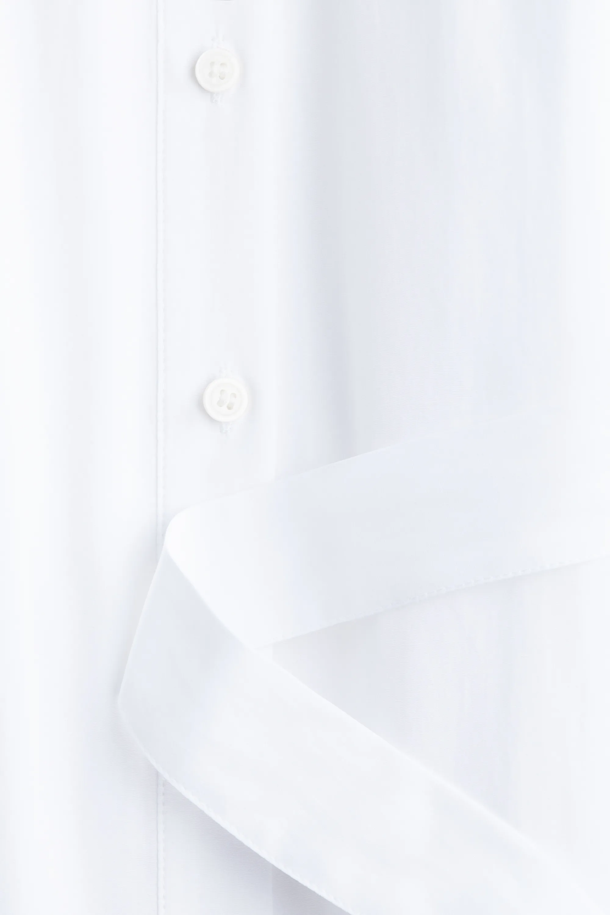 Robe chemise avec ceinture à nouer - Blanc