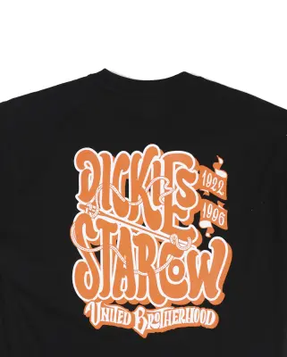 X Starcow Clancy Heavyweight SS Tee Black Orange — photo 2