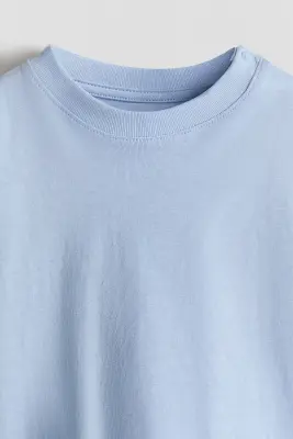 Lot de 5 T-shirts en coton - Bleu foncé/nounours — photo 5