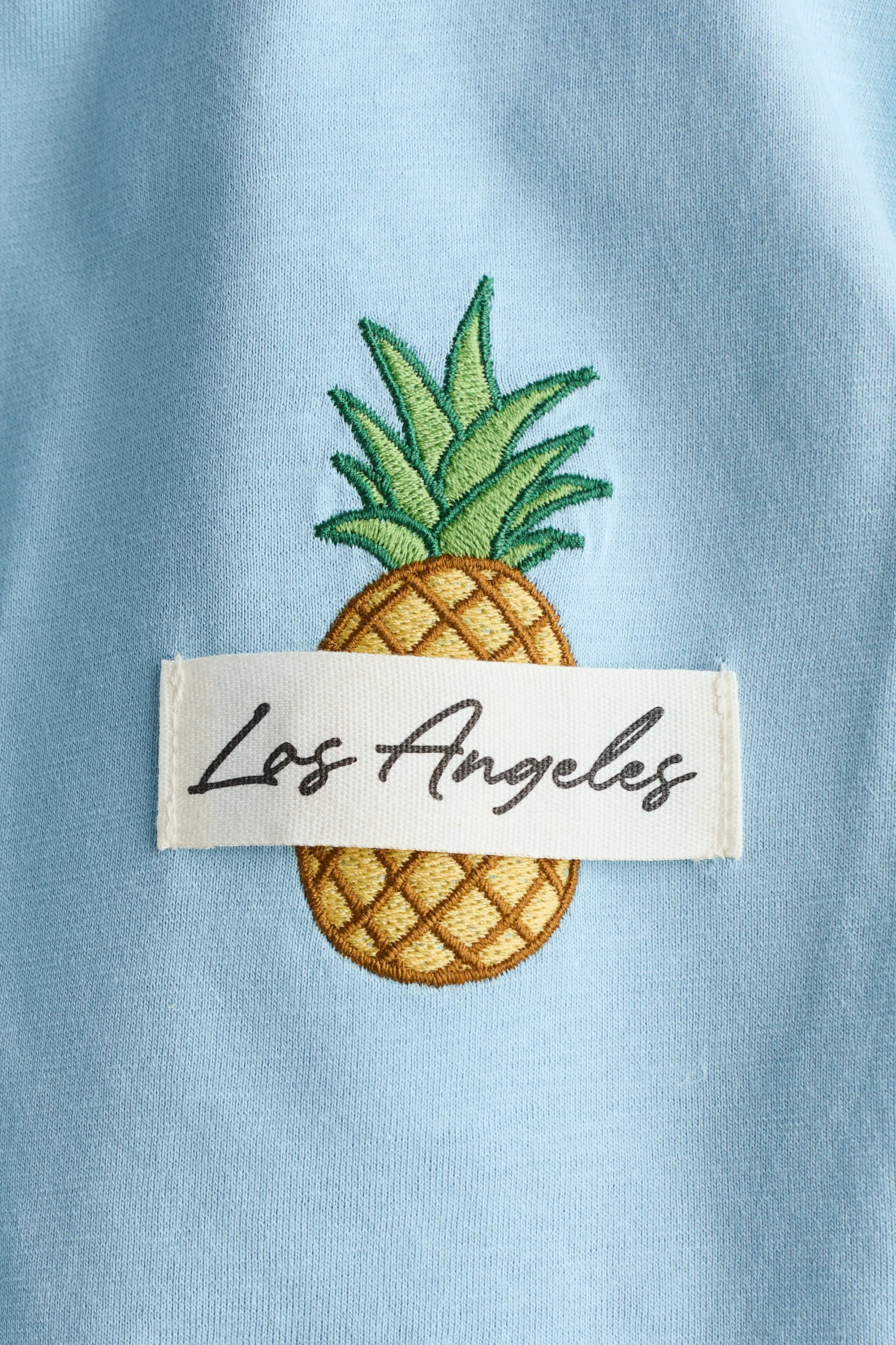 T-shirt imprimé en coton - Bleu clair/Los Angeles
