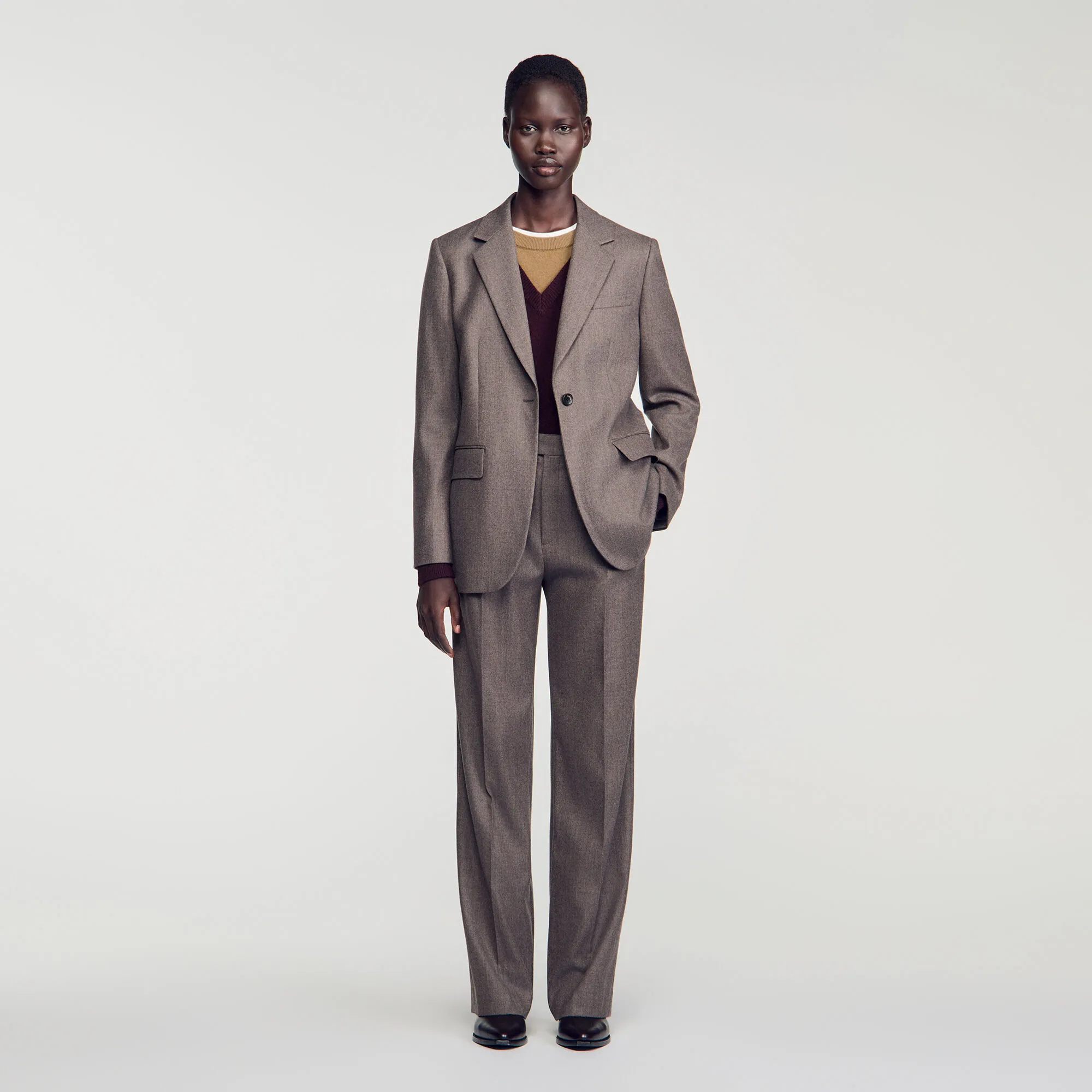 Veste de tailleur en laine