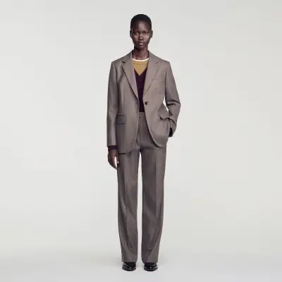 Veste de tailleur en laine
