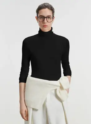 T-shirt en viscose et élasthanne