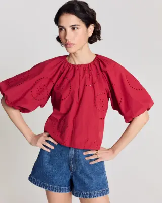 Blouse Mona rouge — photo 1