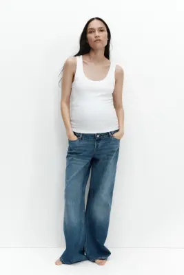 MAMA Jean large - Bleu denim — photo 3