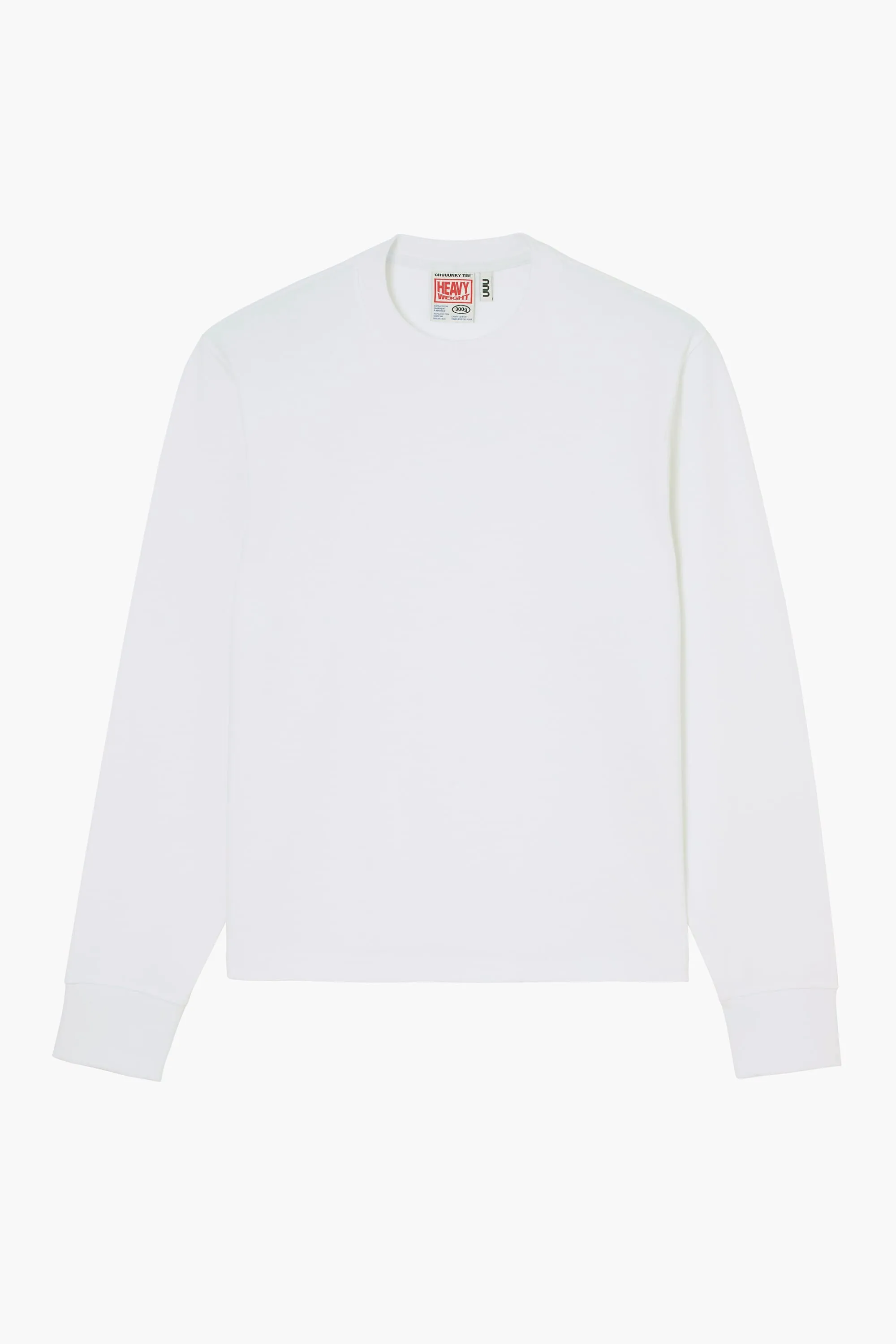 T-shirt 'Chuuunky Tee' Manches Longues - Blanc