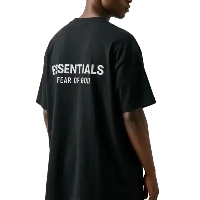 Fear of God Essentials Classic Short Sleeve Tee Jet Black — photo 3