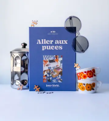 Puzzle Aller aux puces – 500 pièces – Jour Férié — photo 2