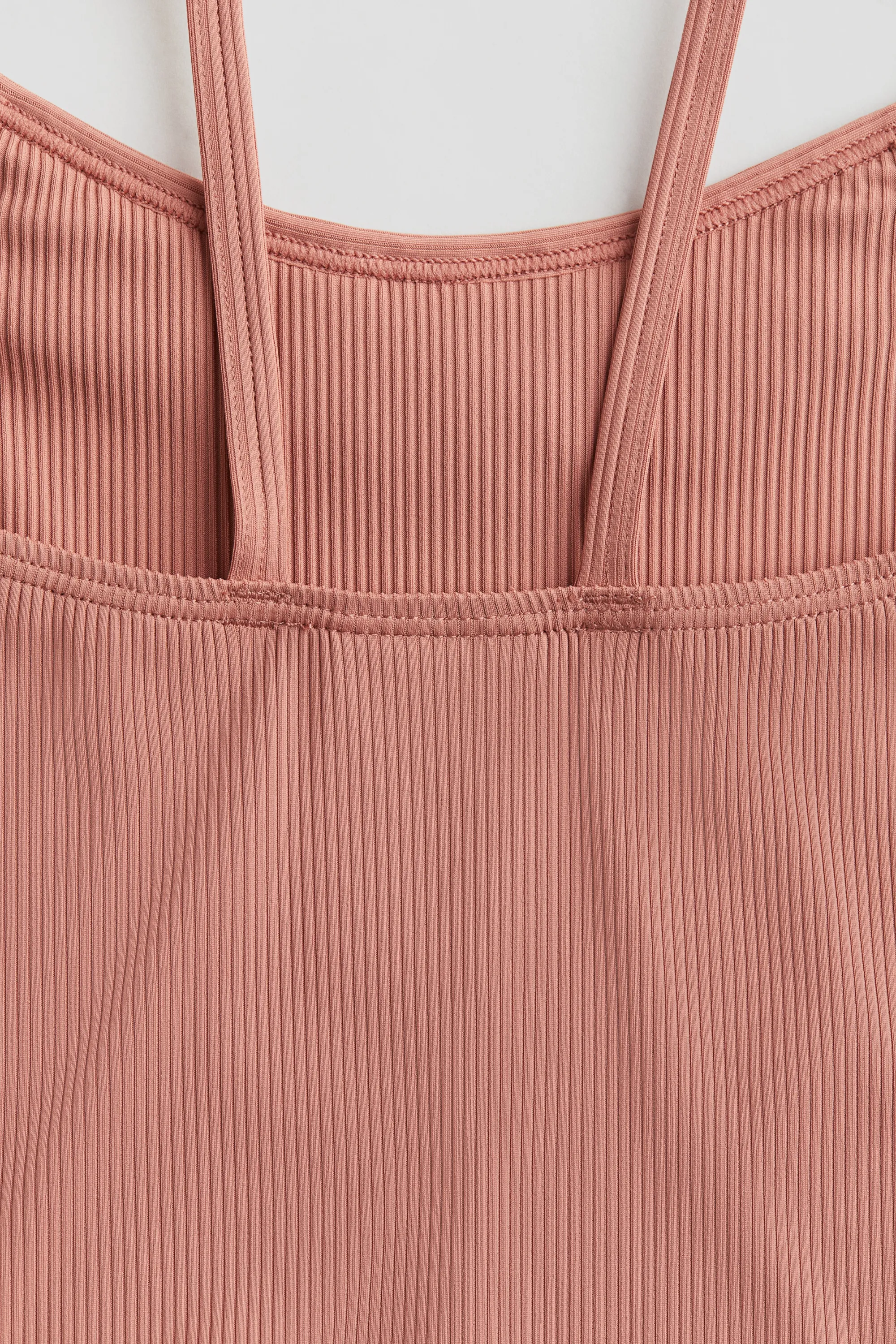 Maillot de bain volanté - Rose ancien foncé