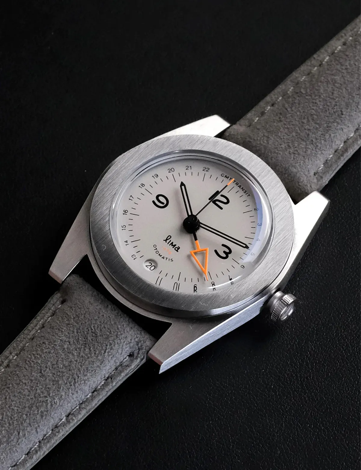 LIMA WATCH GMT TRANSIT GREY AUTOMATIC
