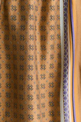Short imprimé en viscose mélangée - Beige foncé/motif — photo 4