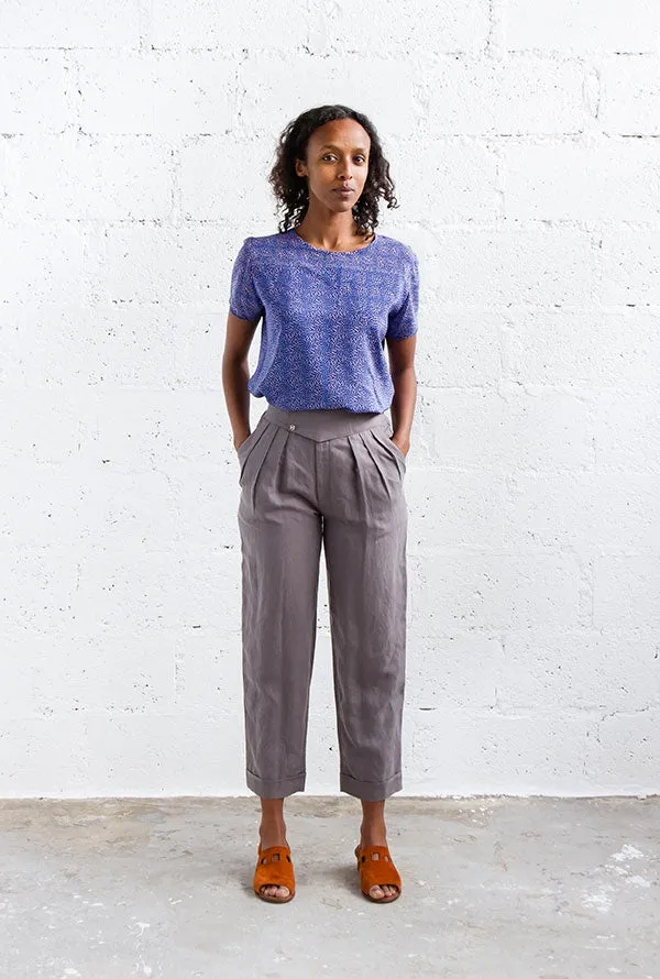 Pantalon Jaffa taupe – Mamamushi Studio