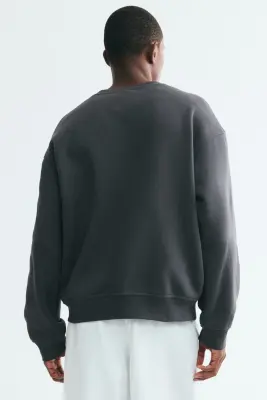 Sweat Loose Fit - Gris foncé — photo 3