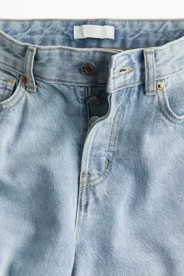 Jean large - Bleu denim clair — photo 2