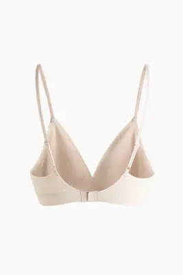 Soutien-gorge souple en microfibre - Crème — photo 4