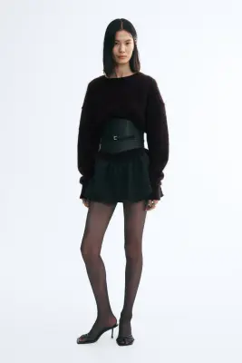 Pull en laine - Bordeaux — photo 1
