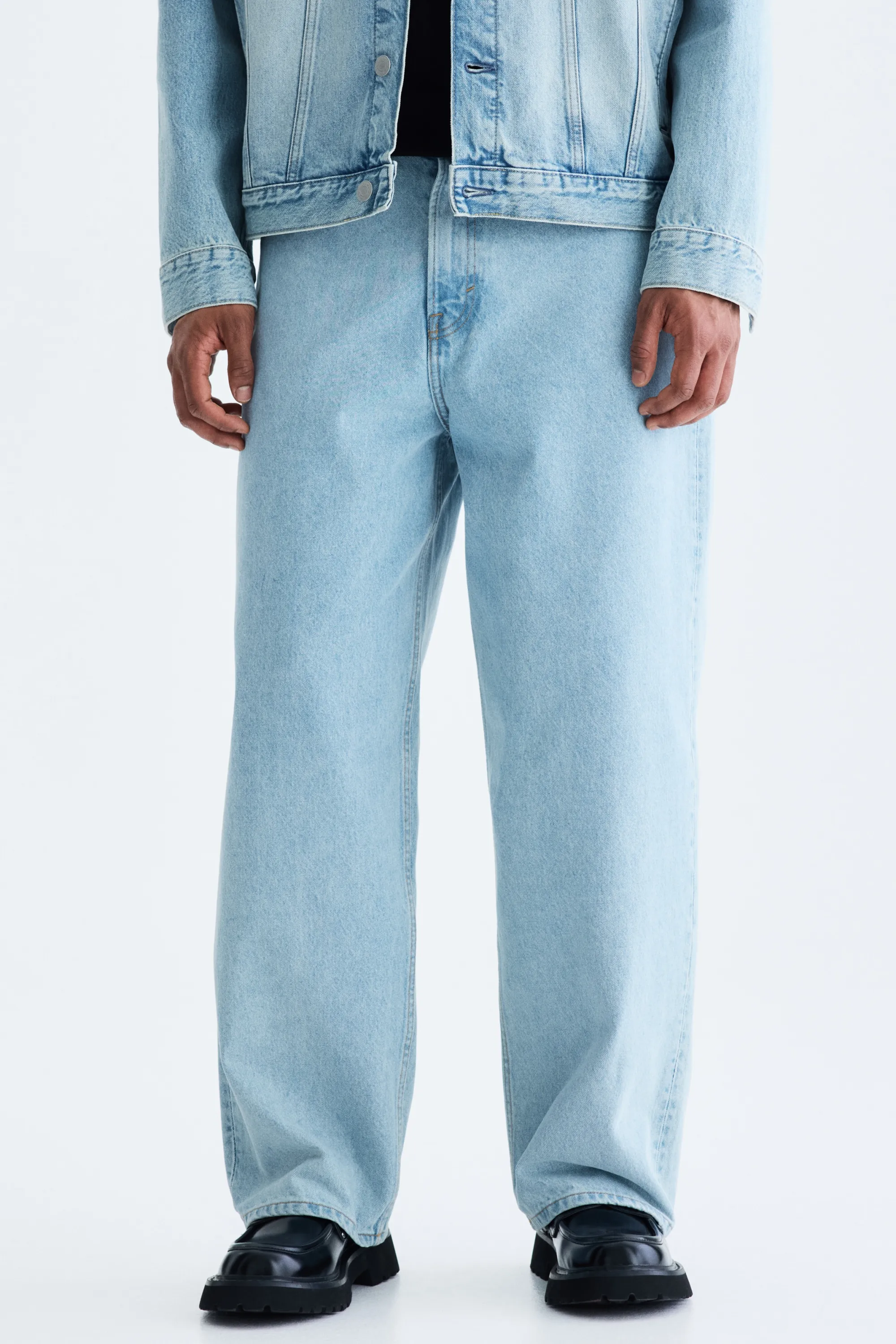 Baggy Jeans - Bleu denim clair