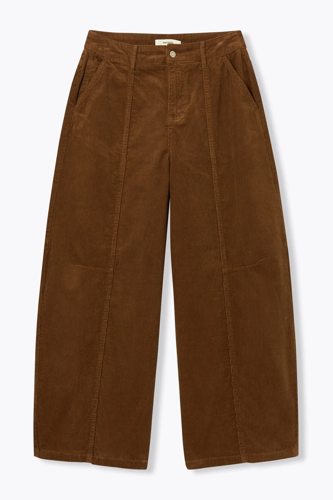 Pantalon barrel velours côtelé