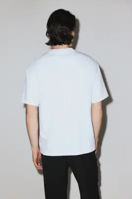 T-shirt Cooling Relaxed Fit - Blanc — photo 3