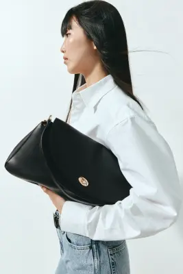 Sac porté épaule - Noir — photo 1